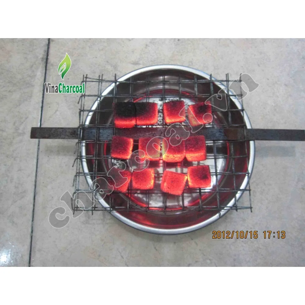 Air-Flow Natural Coconut Charcoal Briquette High Quality for shisha