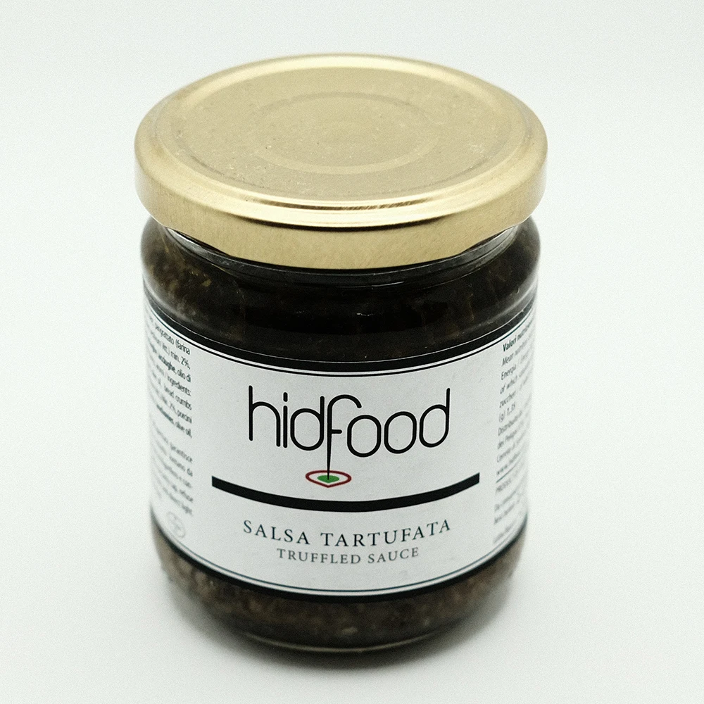 Фирменная торговая марка сделанная в Италии высококачественные пищевые продукты готовый к употреблению соус с черным трюфелем