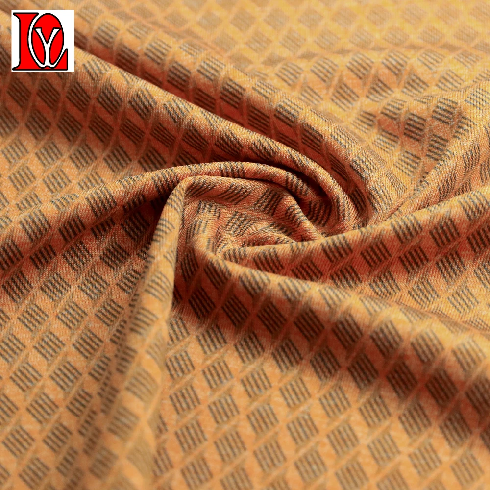 
91% POLY HEATHER 9% SPANDEX JERSEYJERSEY PAPER PRINT 