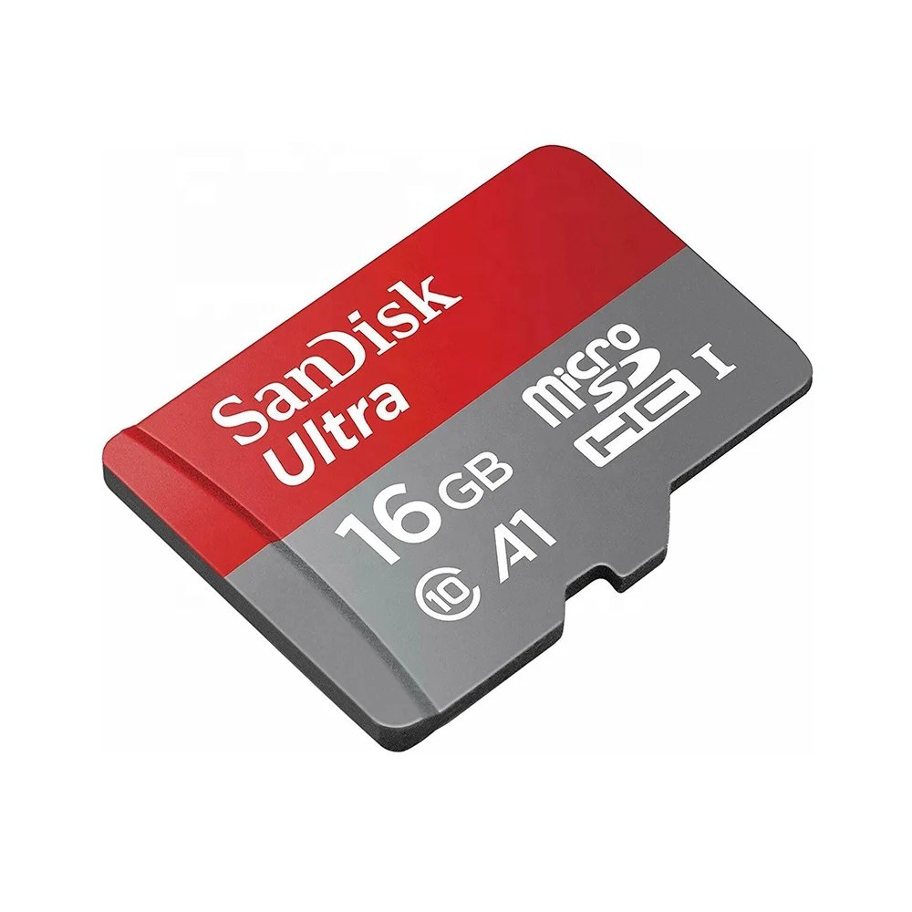  Оригинальная карта памяти Micro SD SanDisk Ultra UHS-I A1 класс 10 16