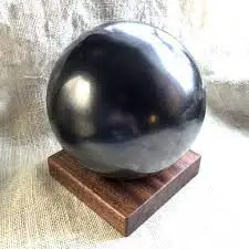  Натуральный хрустальный полированный черный шар shungite исцеляющий камень fengshui хрустальное ремесло для народного украшения...