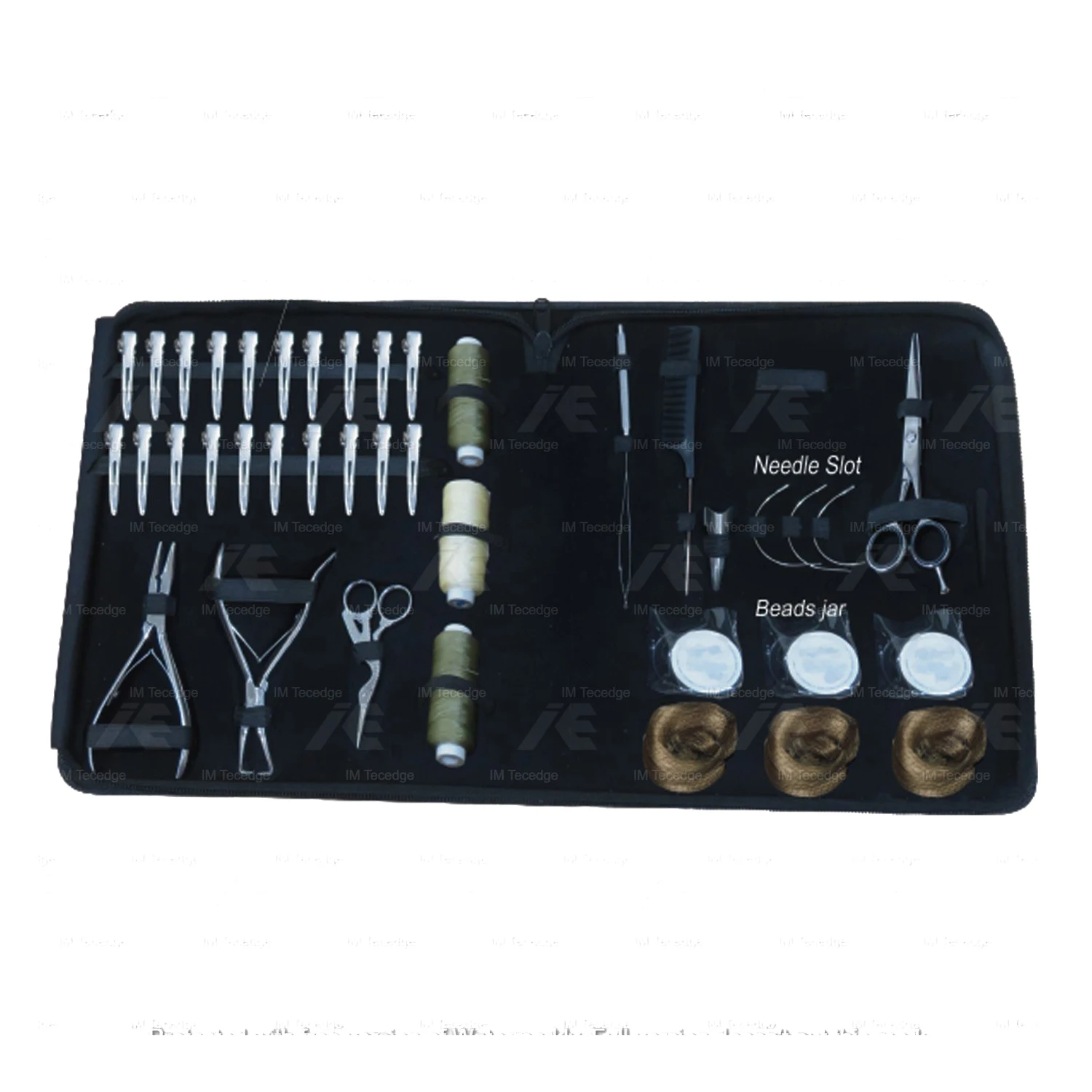 Online Customize Tools Store Sliver Finish Hair Extension Salon Tools Student Trainer Big kit  Gripper Micro Beads