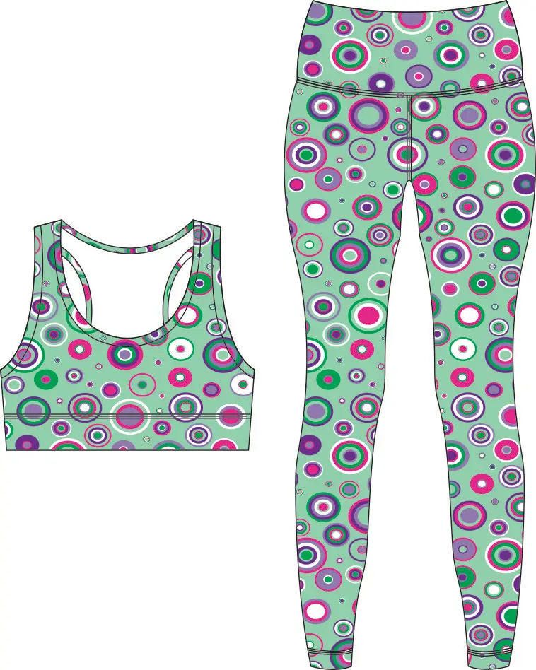 Pakistan made Bra Leggings Fitness Yoga Wear 2PCS Workout Women Gym Sets