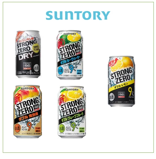350ml fruity flavors Japanese chuhai in can package