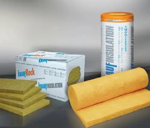 Изоляция Knauf Земляная вата 044 минеральная стекловолоконная акустическая изоляция рулон