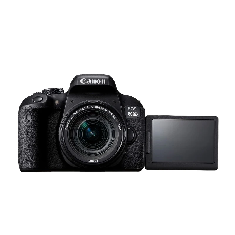 Wholesales For New CANON EOS 200D II Digital SLR Camera Black KIT EF-S 18-55mm F4-5.6 IS STM Plus 3 Years International Warranty