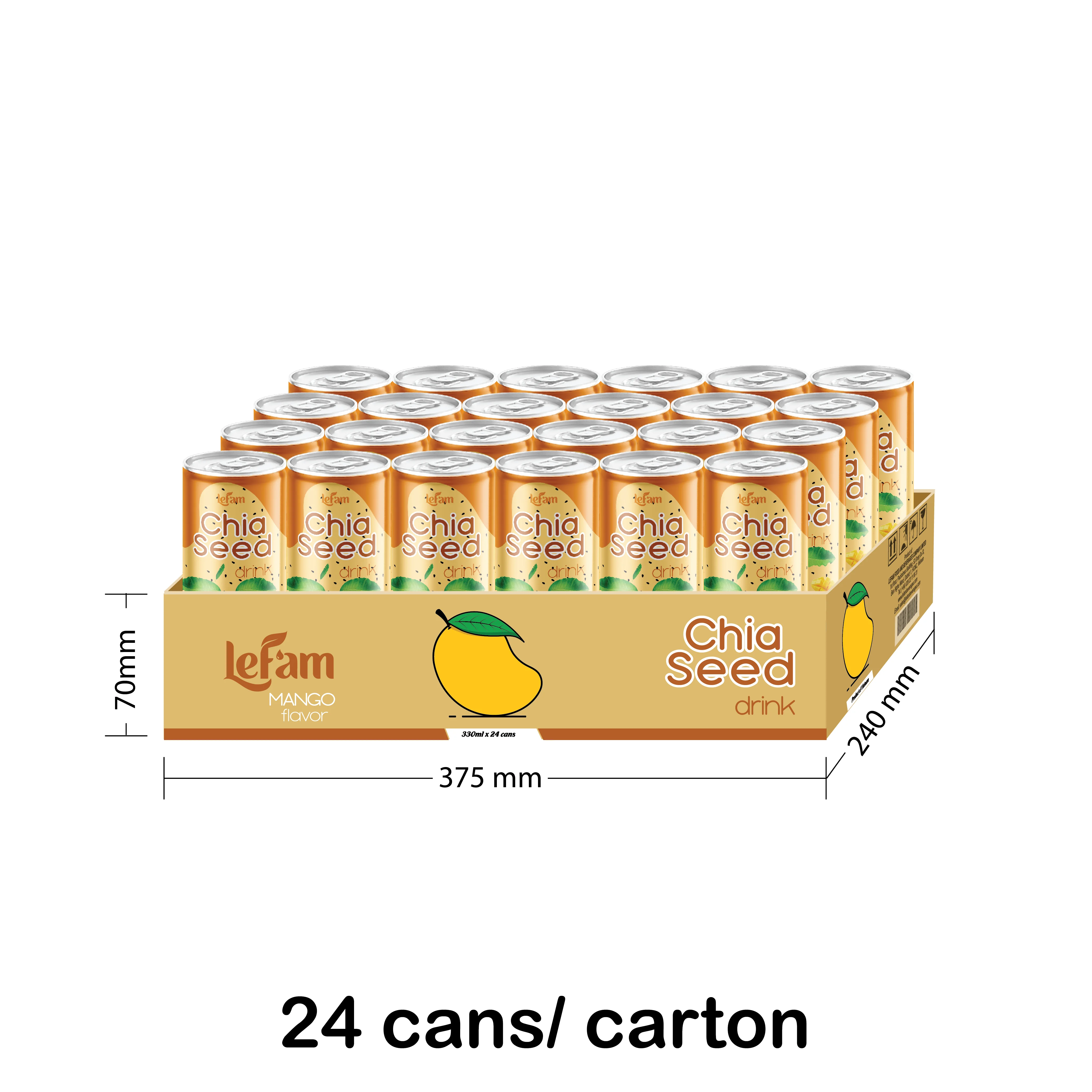 Wholesaler Chia Seed Drink Pomegranate Juice Fruit Juice Natural Sleek Can11.2 Oz Organic ISO Leading  WhatsApp 0084 96 345 2745