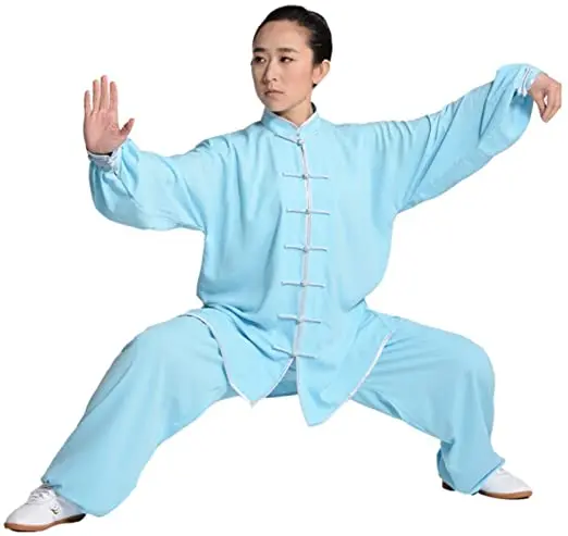 Chinese traditional professional martial arts uniforms silk material Wushu TaiChi kung fu uniforms