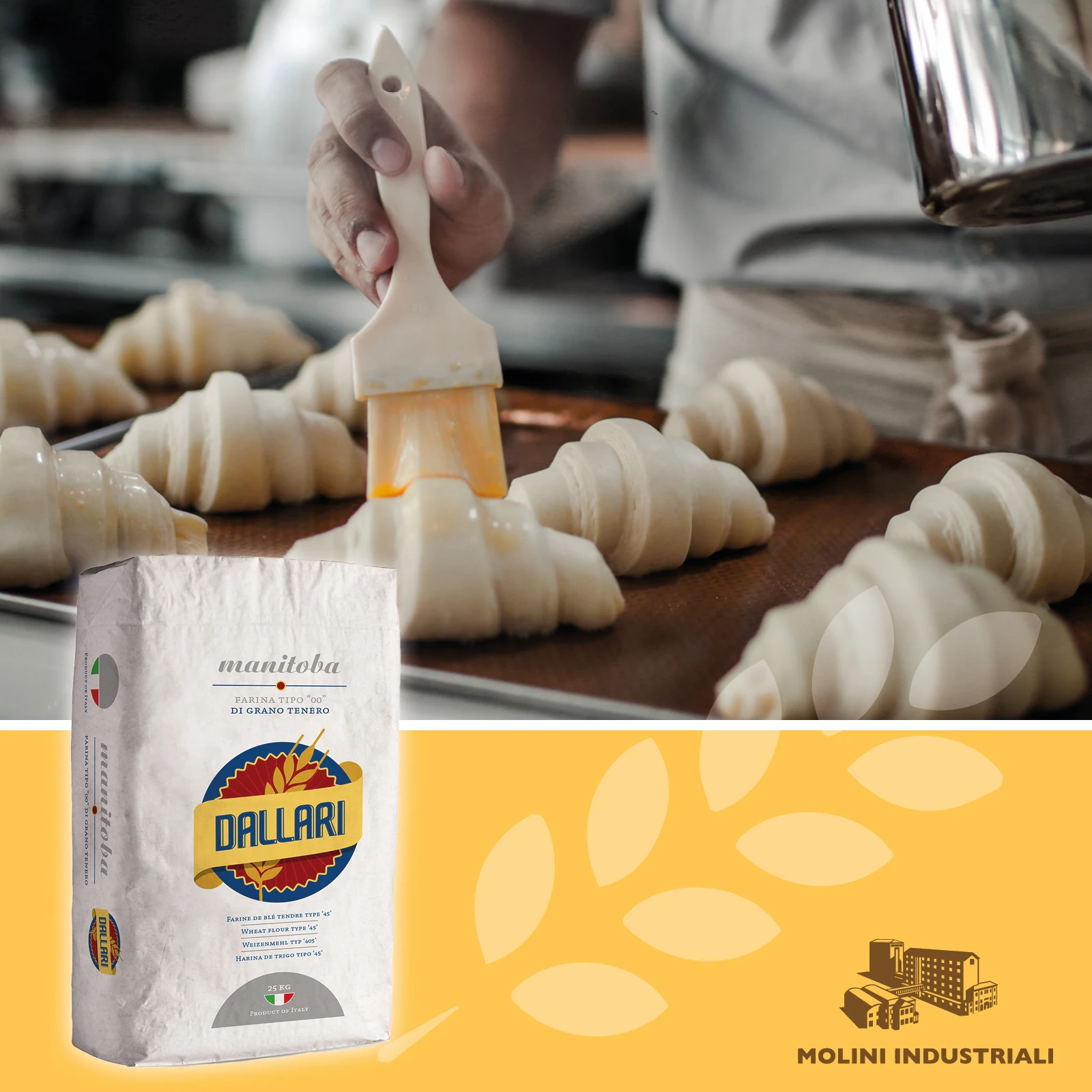 DALLARI провинции наивысшего качества в итальянском стиле; Мягкая пшеничная мука для макаронных изделий предприятий общественного питания муки 25кг