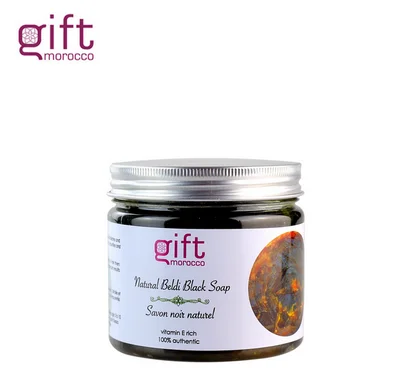 Authentic Natural Moroccan Black Soaps(Neutral- with Organic Argan Oil- with Lavender, Eucalyptus, Orange, Lemon Essential Oils)