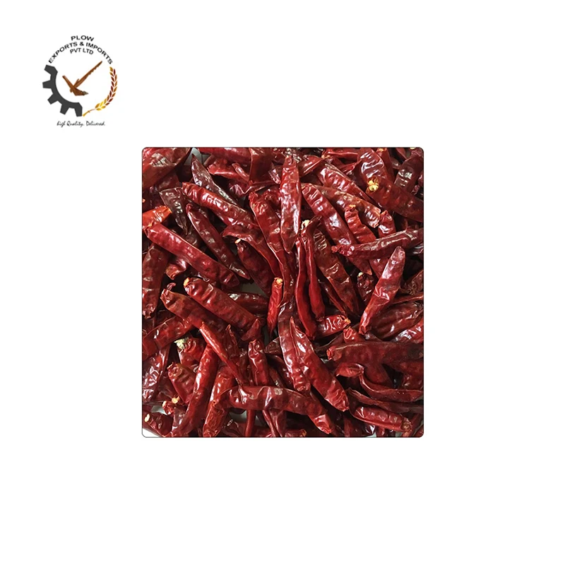 
Indian Dry Red Chilli Good Quality Stemcut Teja S17 Dry Red Chillies 
