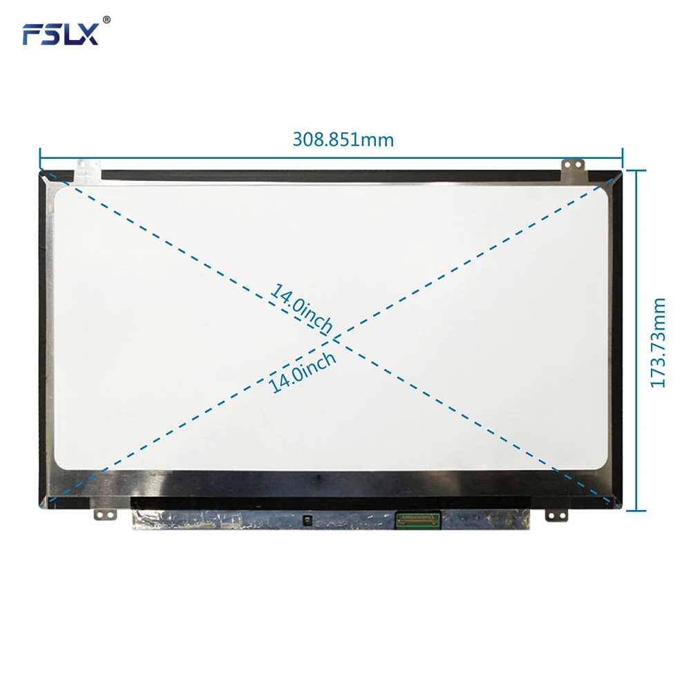Laptop lcd N140HGE-EAA 14 inch 30pin FHD Laptop original LCD panel EDP for Lenovo T440S T450S NV133FHM-N61 NV133FHM-N43