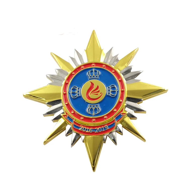Customer demand best edition new patterned metal badges