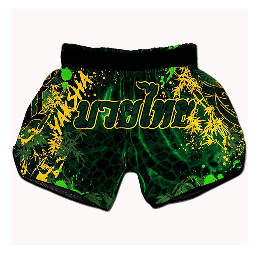 Hot Sale Custom sublimated printed easy wear Low Moq slim fit ODM designs Club Training practice fight mma shorts for sale