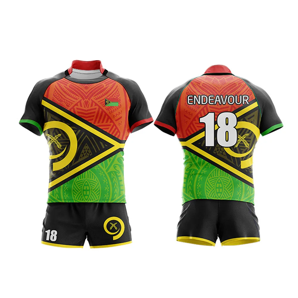 Футболка и шорты для регби на заказ Футбольная форма с принтом логотипа