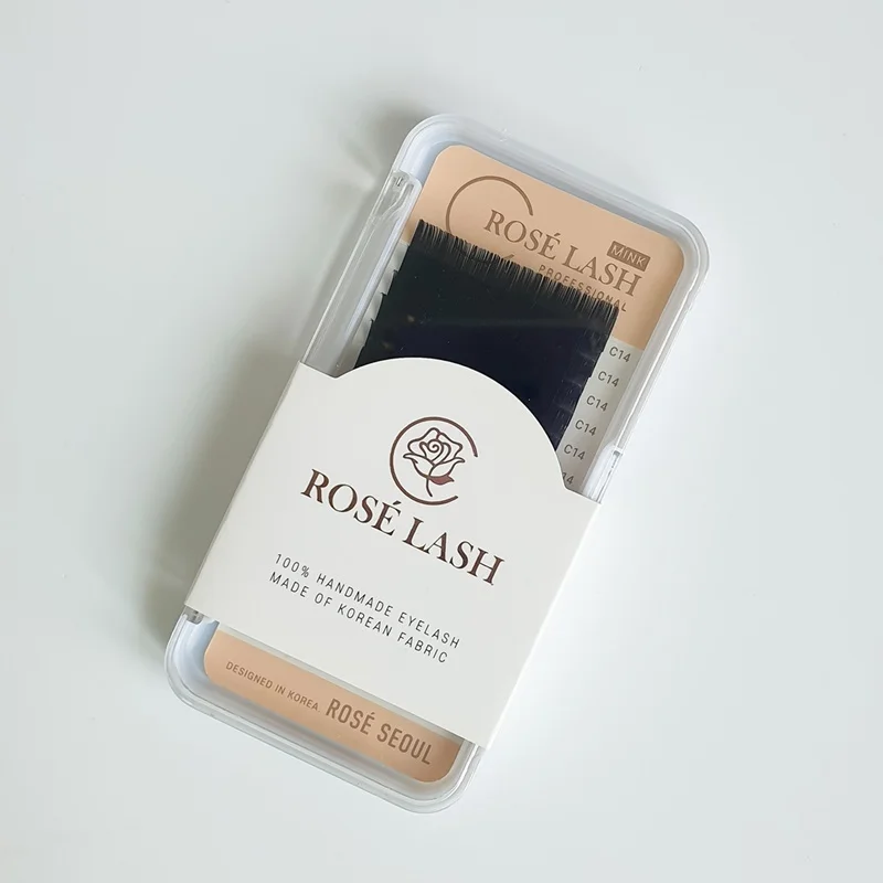 Premium Quality Professional Mink Eyelash Extension 16 rows, Lash Customization with Private Logo Available