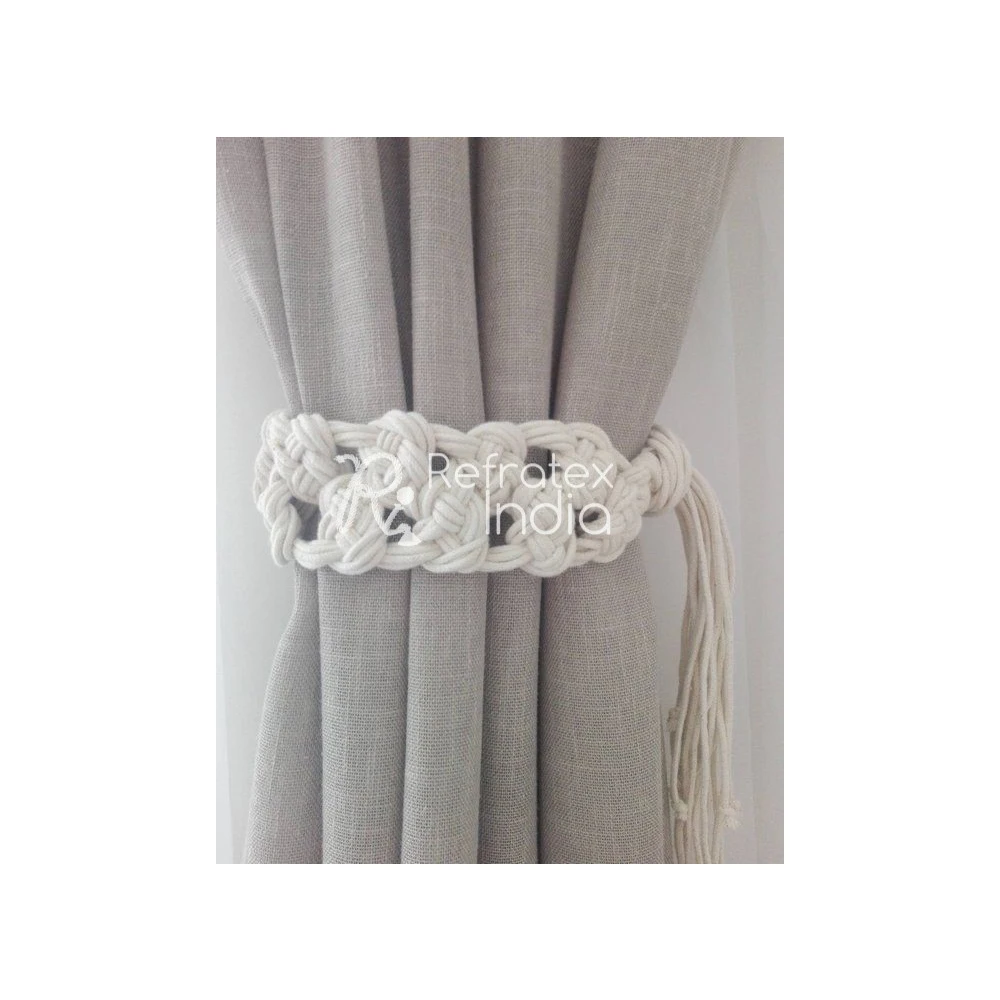 Curtain Tieback for Macrame  Home Decoration By Refratex India Maden  in India