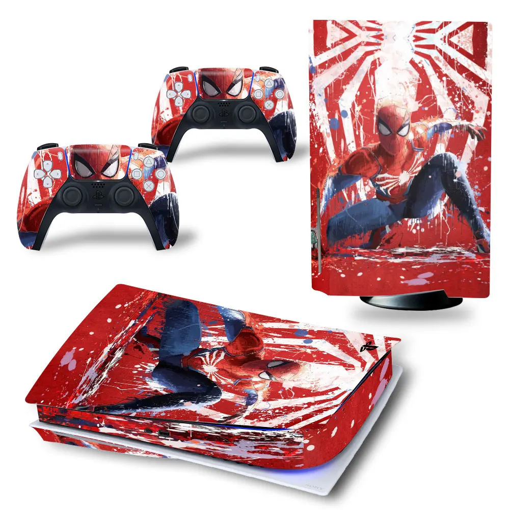 PS5 Game Console Sticker Film Protection Skin Controller Sticker for Sony PS5 Console and Controller Vinyl Skin Sticker