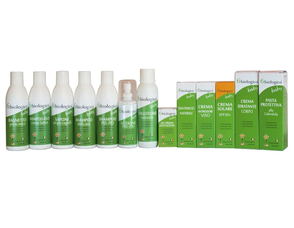 All Natural Herbal and Organic Italian Cosmetics - Creams Oils and Lotions