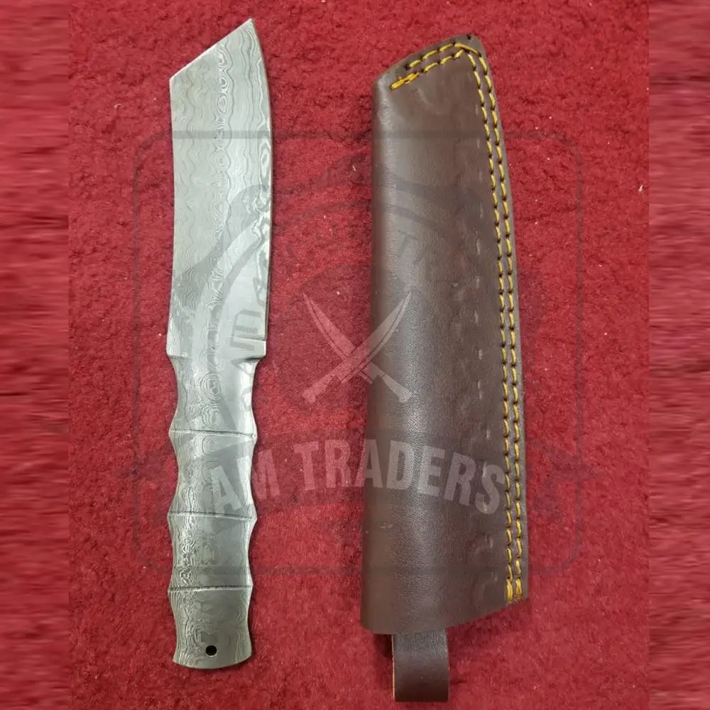 Damascus Kitchen Blank Blade Knife DT-18-BB752