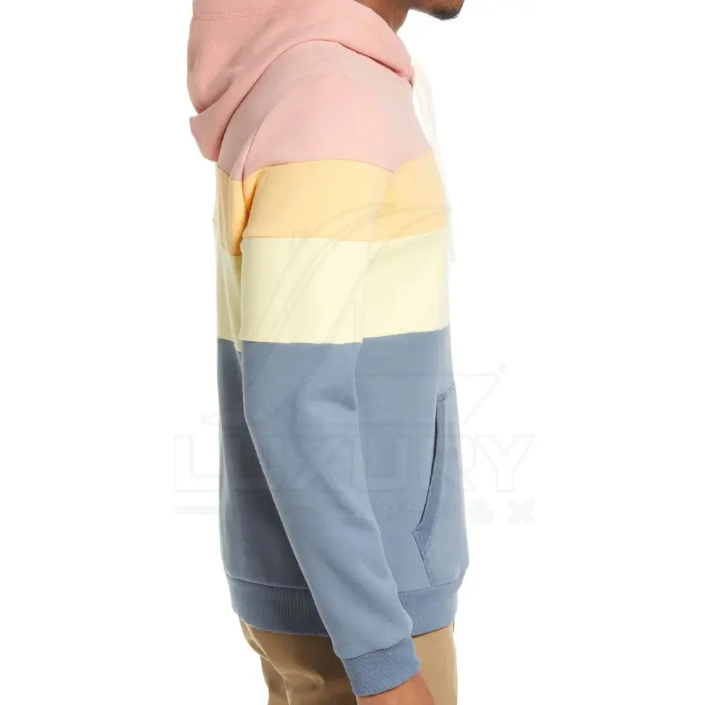 Factory Manufacturers Streetwear Men Hoodies Fashion Plus Size Color Block Men Hoodies