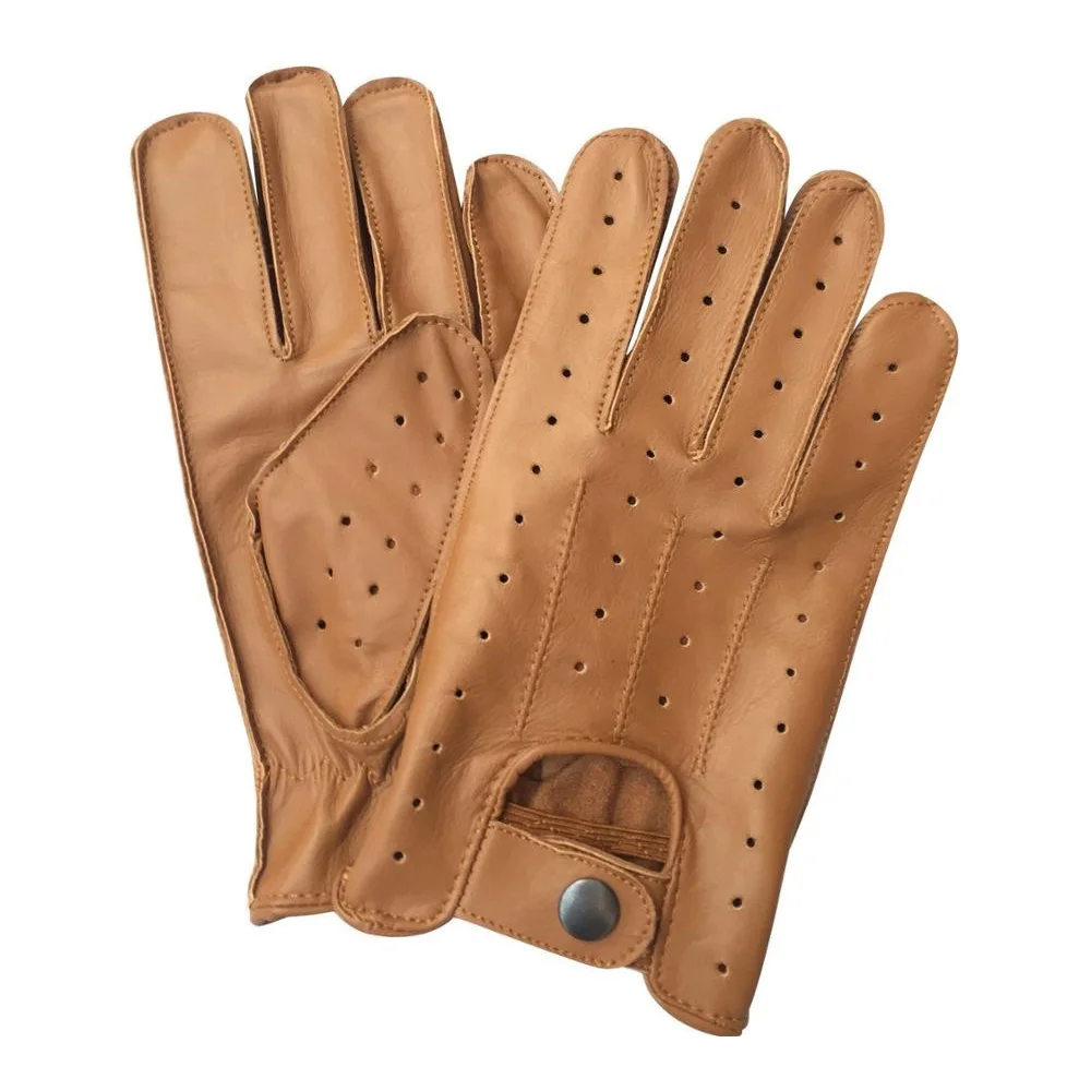 Top Quality Full Finger Driving Gloves Premium Quality Genuine Cowhide Leather For Men