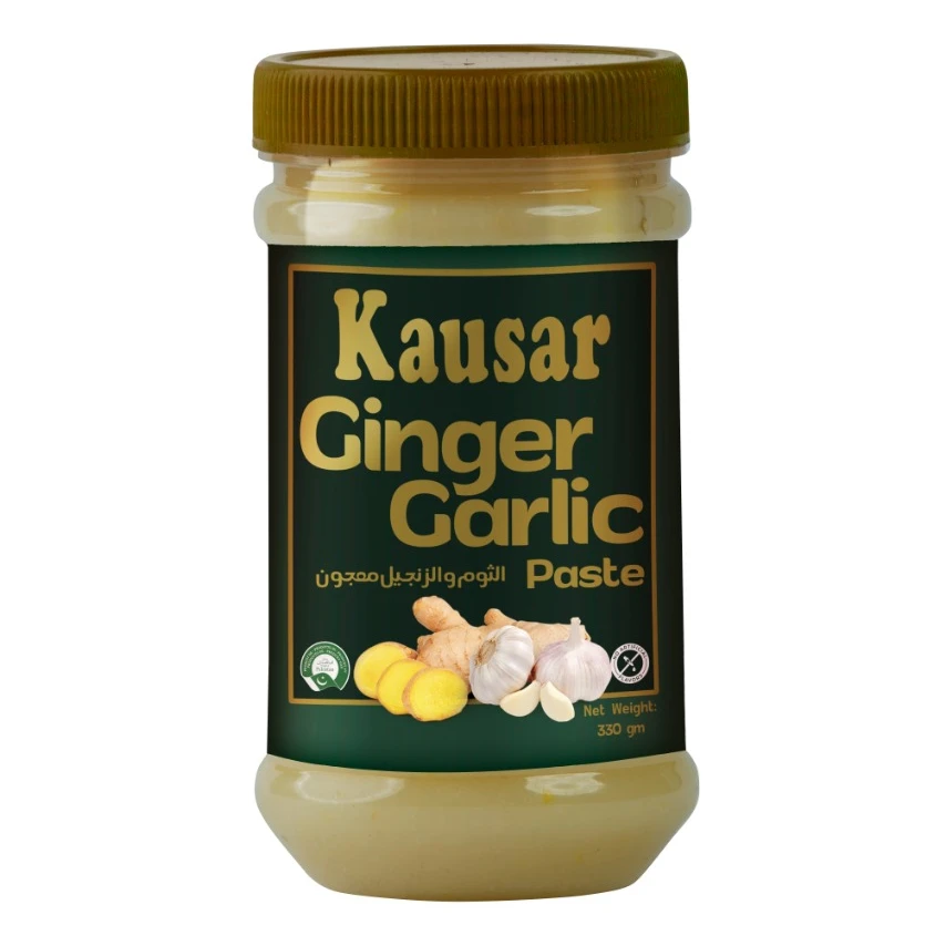 Kausar GINGER GARLIC Paste 330gm All Natural Ready to Use