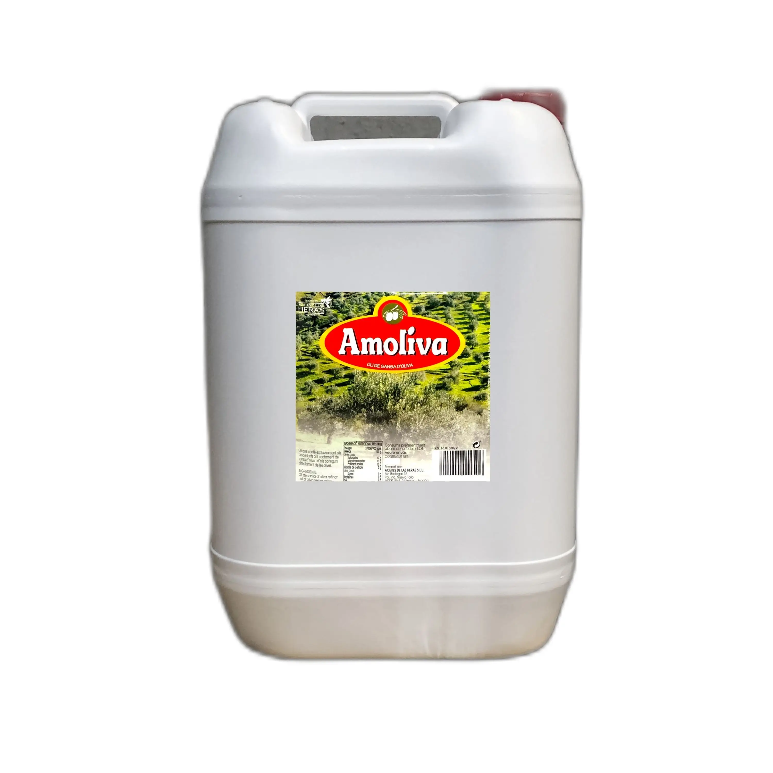 Pomace Olive Oil 10 L Plastic Jerrycan for horeca & foodservice, Amoliva 100% Spanish Pomace Oil (Cooking oil)