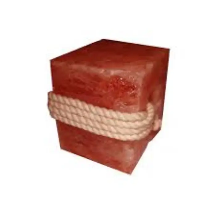 Himalayan Salt on rope for Animal Feed / Natural Himalayan Rock Crystal Cattle Salt Lick