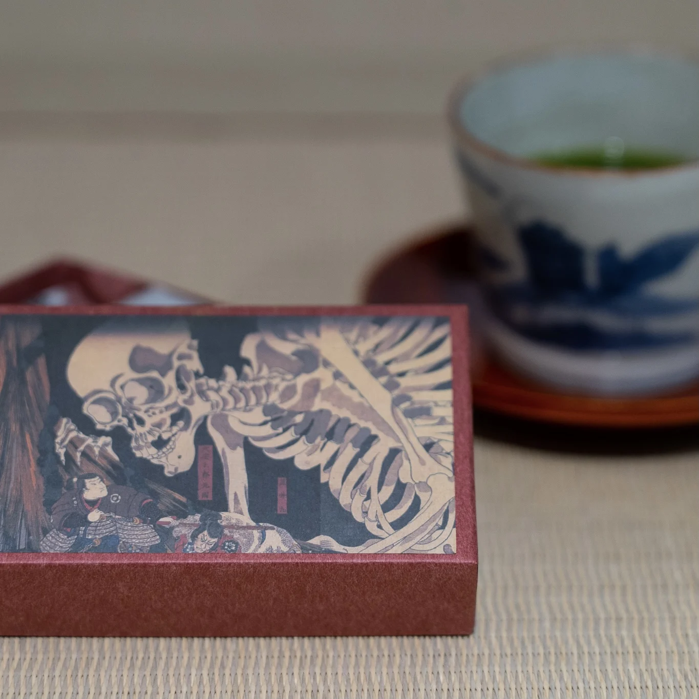 
Зеленый чай Ukiyoe маття (мифический гигантский Скелет монстр) 