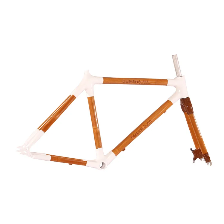 2023 popular 54 cm racing road bike road bicycle roadbike bamboo bike frame for adults teenagers kids