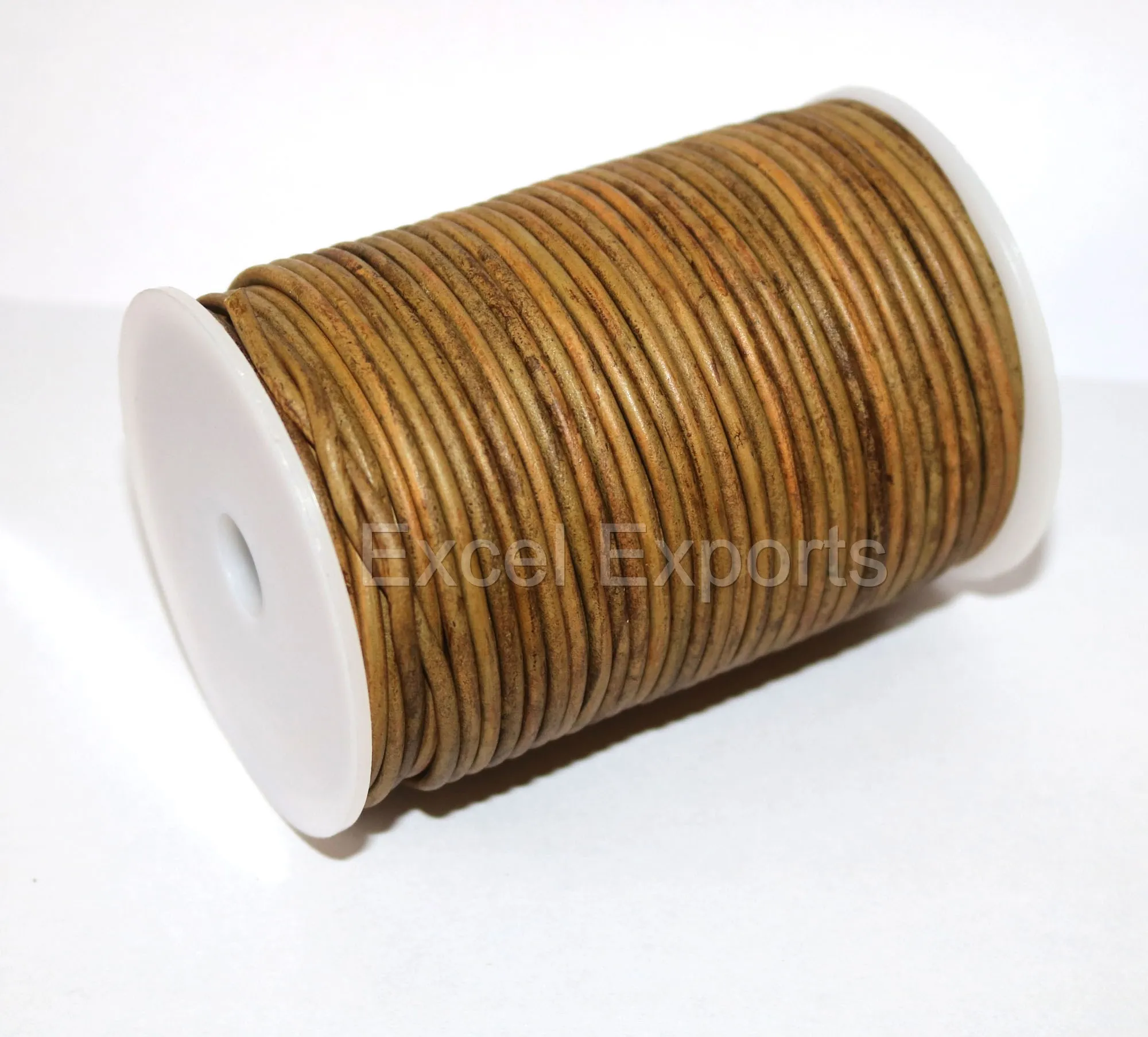 Essential Leather string rope cord 3mm Round strip cord for necklace bracelet braiding jewelry making laces 25 meter rolls