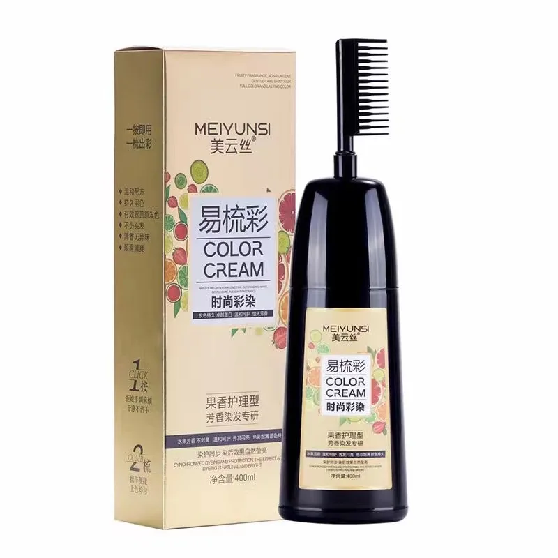 high quality Hair Coloring Comb Black Hair Dye Magic Comb with foams with factory best price