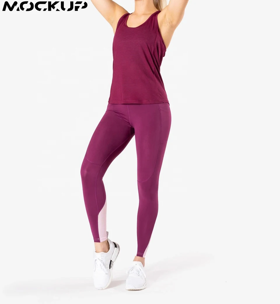 Оптовая пользовательские пустой Йога одежда для гимнастики спортзал Стрингер сжатия хлопковые топы на бретелях женщин