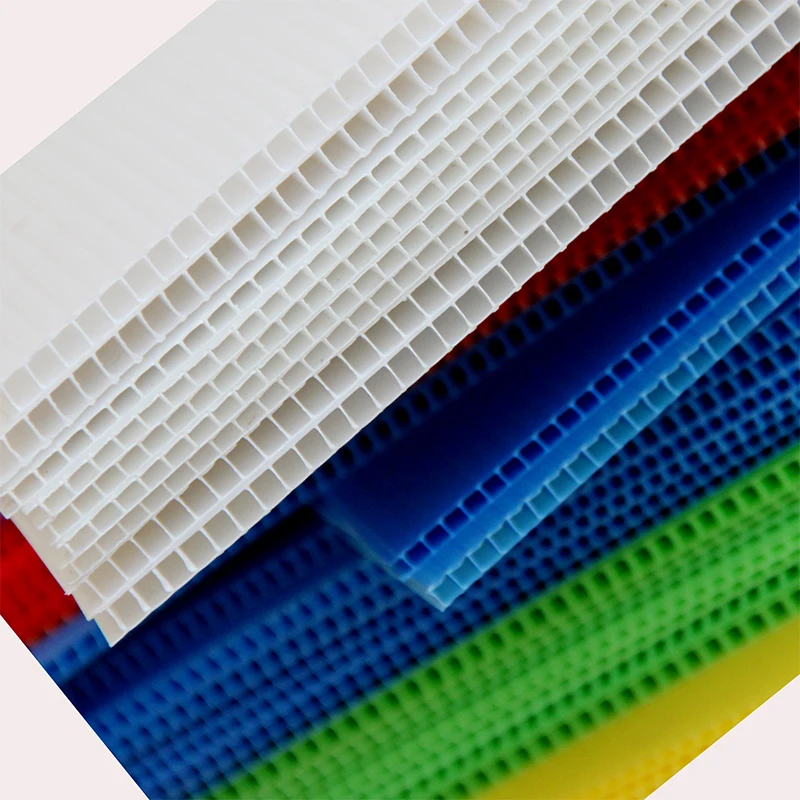 High quality waterproof hollow pp corrugated plastic sheet for safety sign