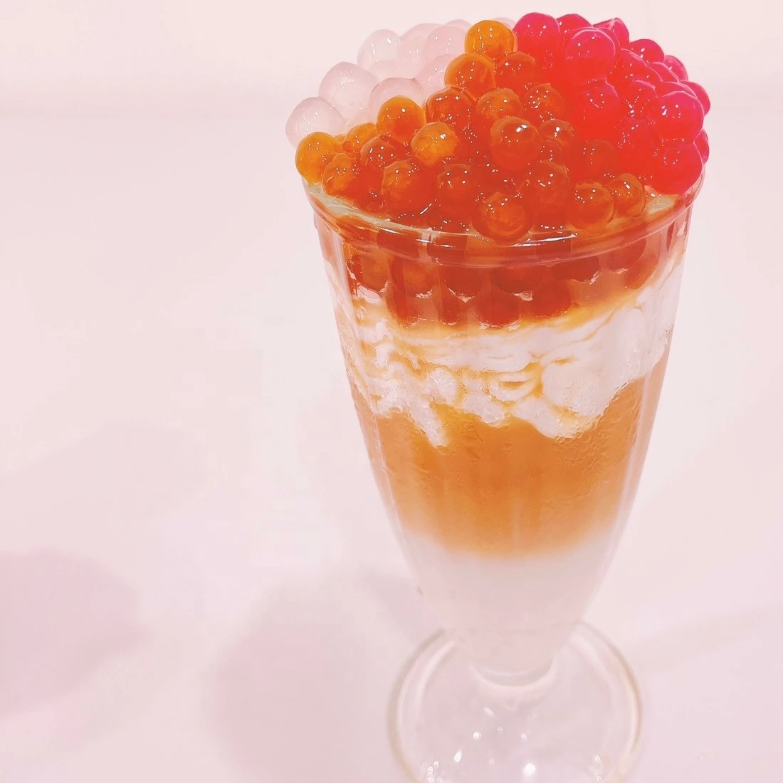 
High Content Golden Tapioca pearls ball powder Taiwan Bubble Tea size 8.5 mm~9.5 mm 