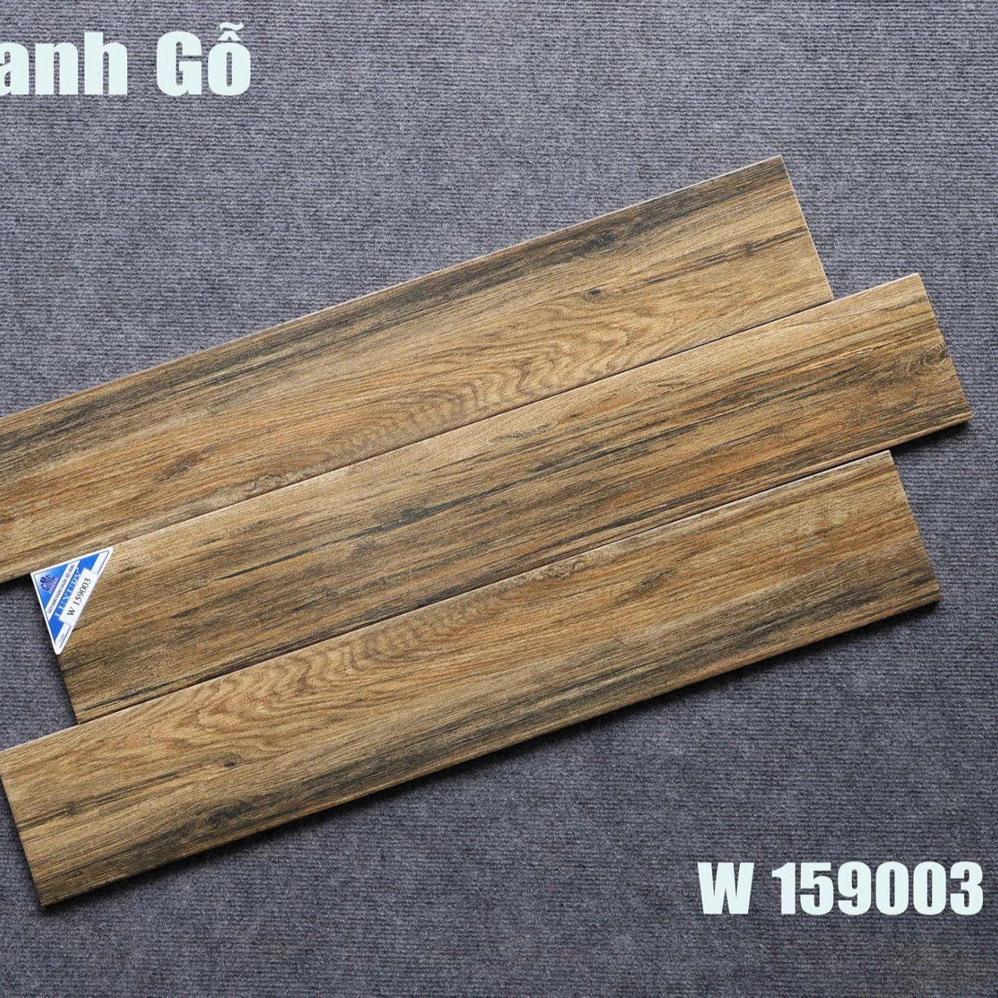 CMC 3D Wood Design Ceramics Floor Tiles Manufacturing Made in Vietnam 150x900mm wholesale