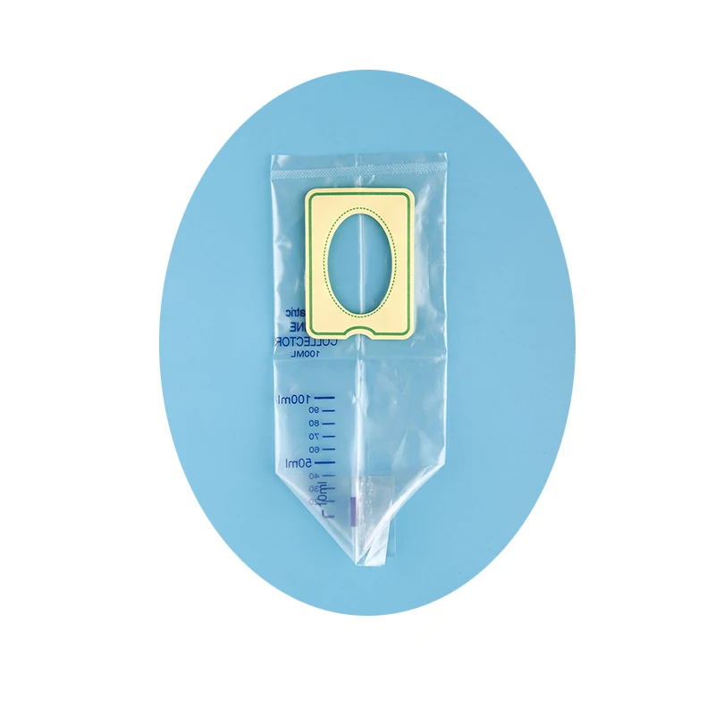 100ml/200ml Disposable Sterile Pediatric Urine Bag Collector for Child