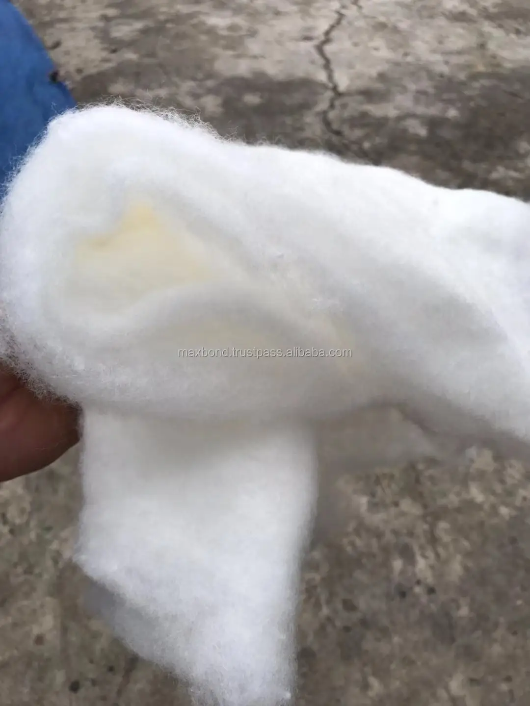 CFR 1633 viscose/ Rayon flame retardant staple fiber for needle punched non woven fabric, polyester wadding felt for mattress