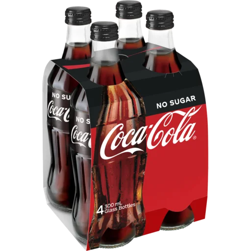 
Wholesale classic soft drink bottles sugar free 300ml x 4 pack 