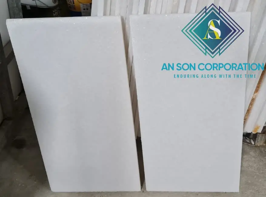 pure white marble tiles best quality from Vietnam quarry - building materials natural stone