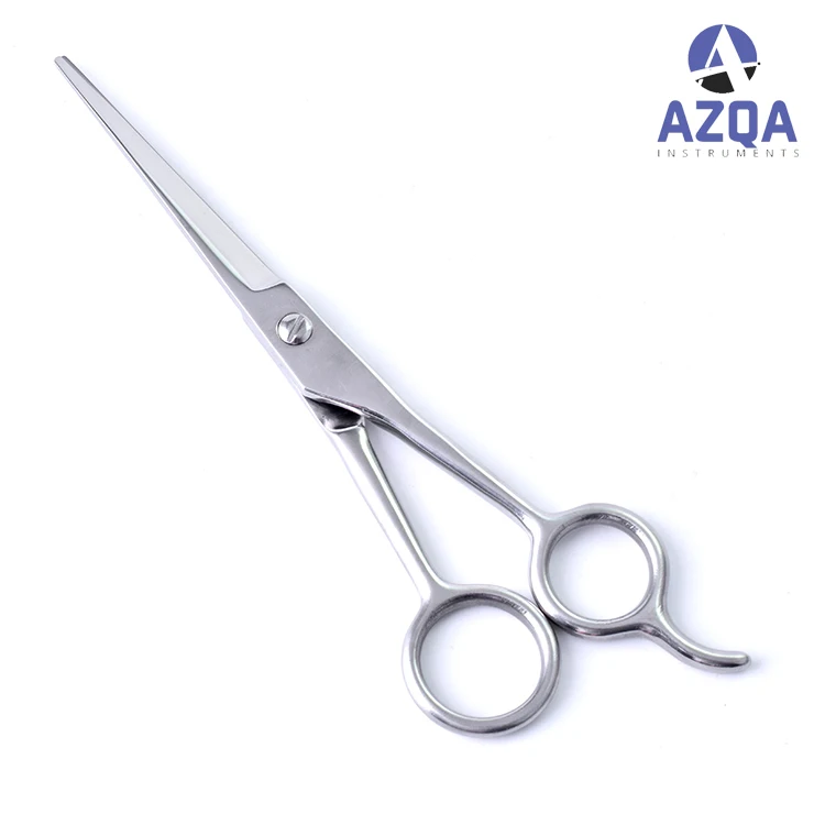 Набор черных парикмахерских ножниц для стрижки волос с регулируемым винтом и упором пальцев сделано в Пакистане