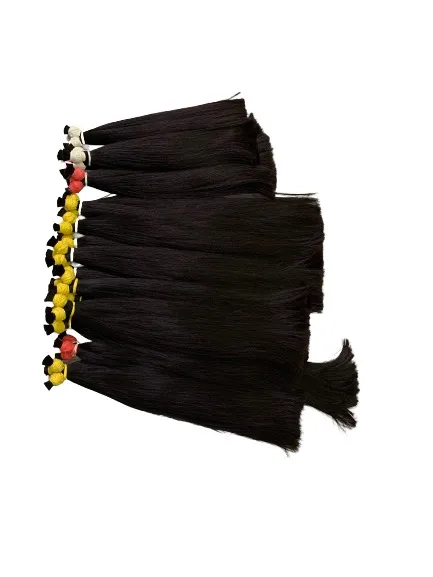 100% высококачественные накладные волосы вьетнамские человеческие плетеные необработанные для продажи