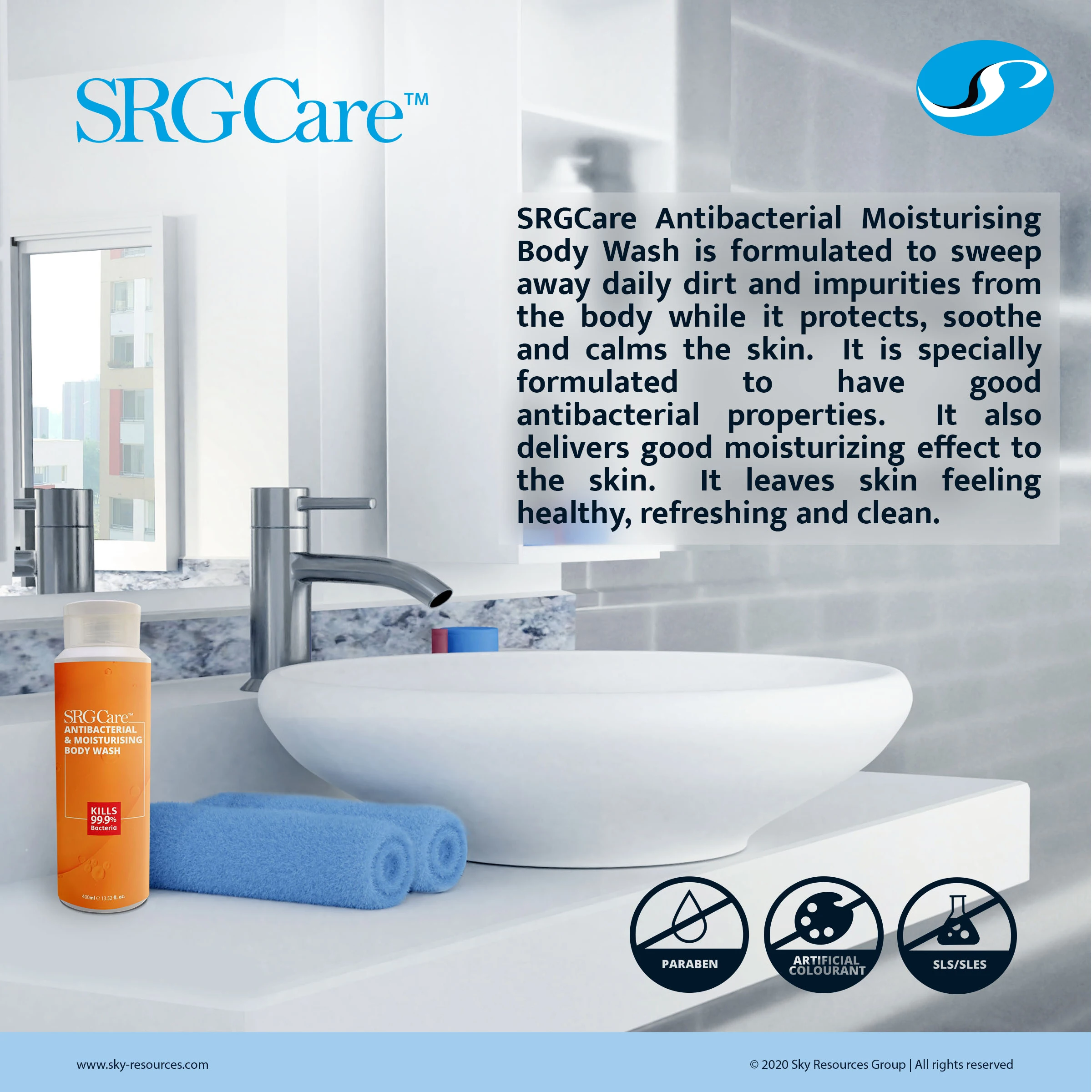 Ultra Moisturizing  Antibacterial SLS/SLES Paraben Free with ECOCERT body wash shower gel liquid soap	unisex Private Label