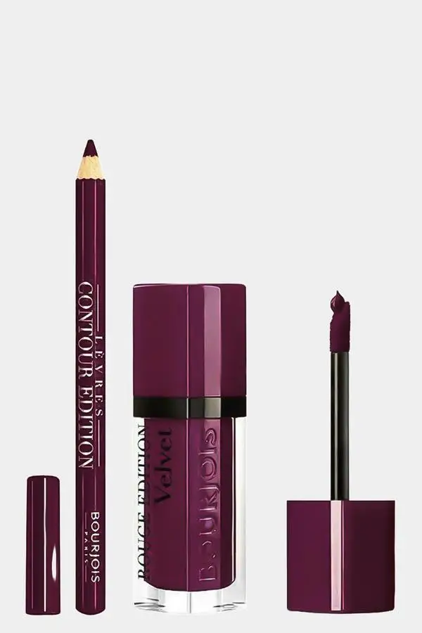 
6 x Bourjois Ooh La Velvet Lip Kit - 08 GRAND CRU 