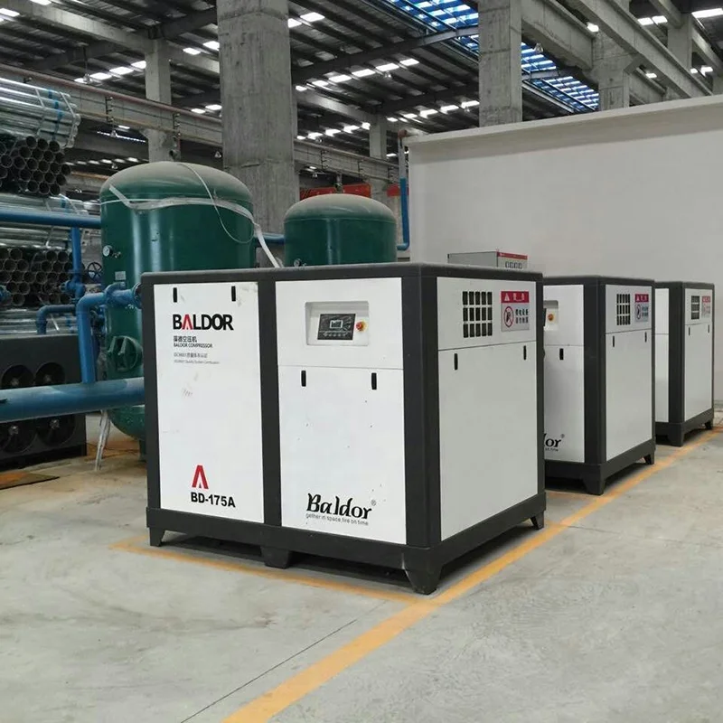 star-delta starting  type motor screw air compressor from chinese B&D technology factory