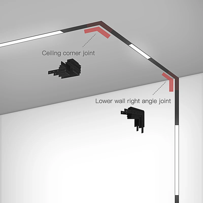  Hot selling scon LED TRACK Light 24v 1500mm Recessed Linear