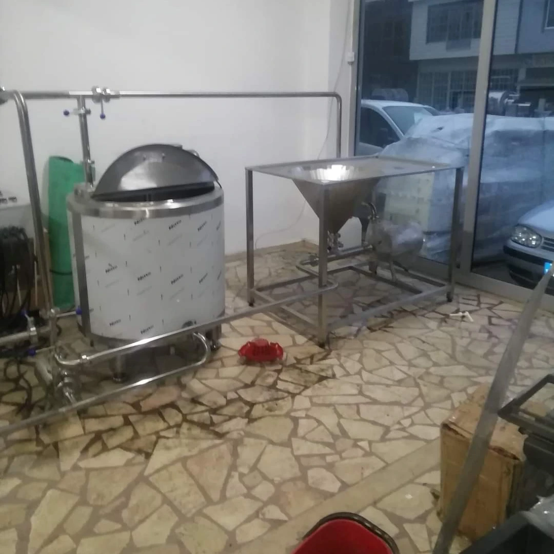 
500lt small scale cheddar cheese line 