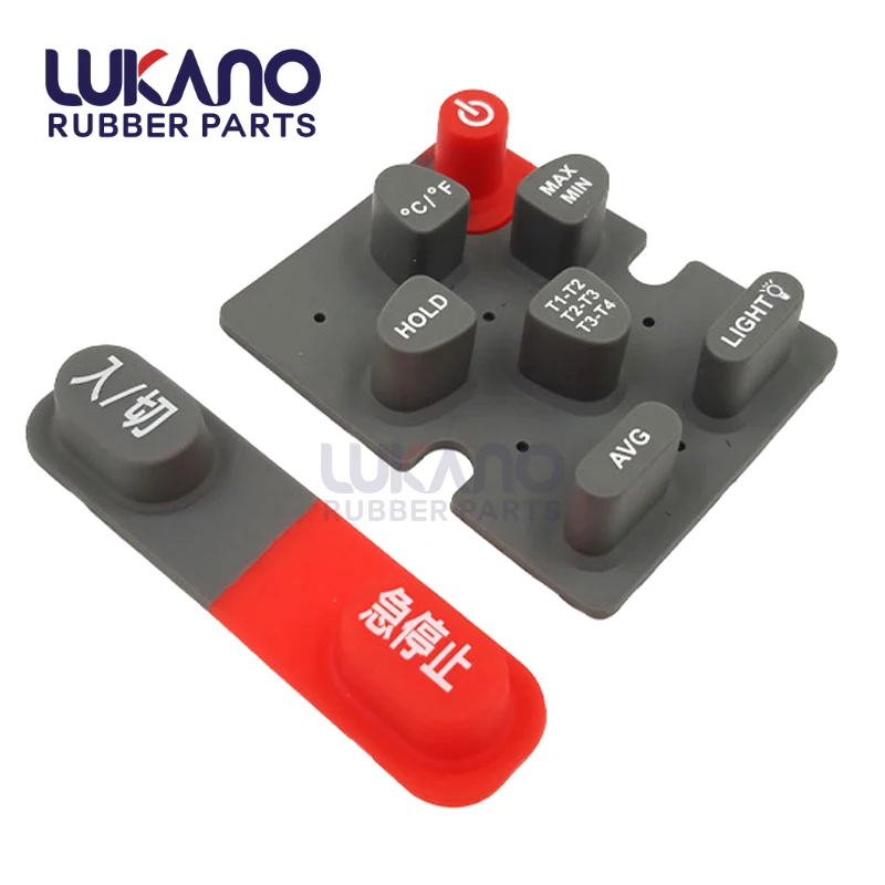 high sensitive custom silicone rubber membrane keyboard keycaps