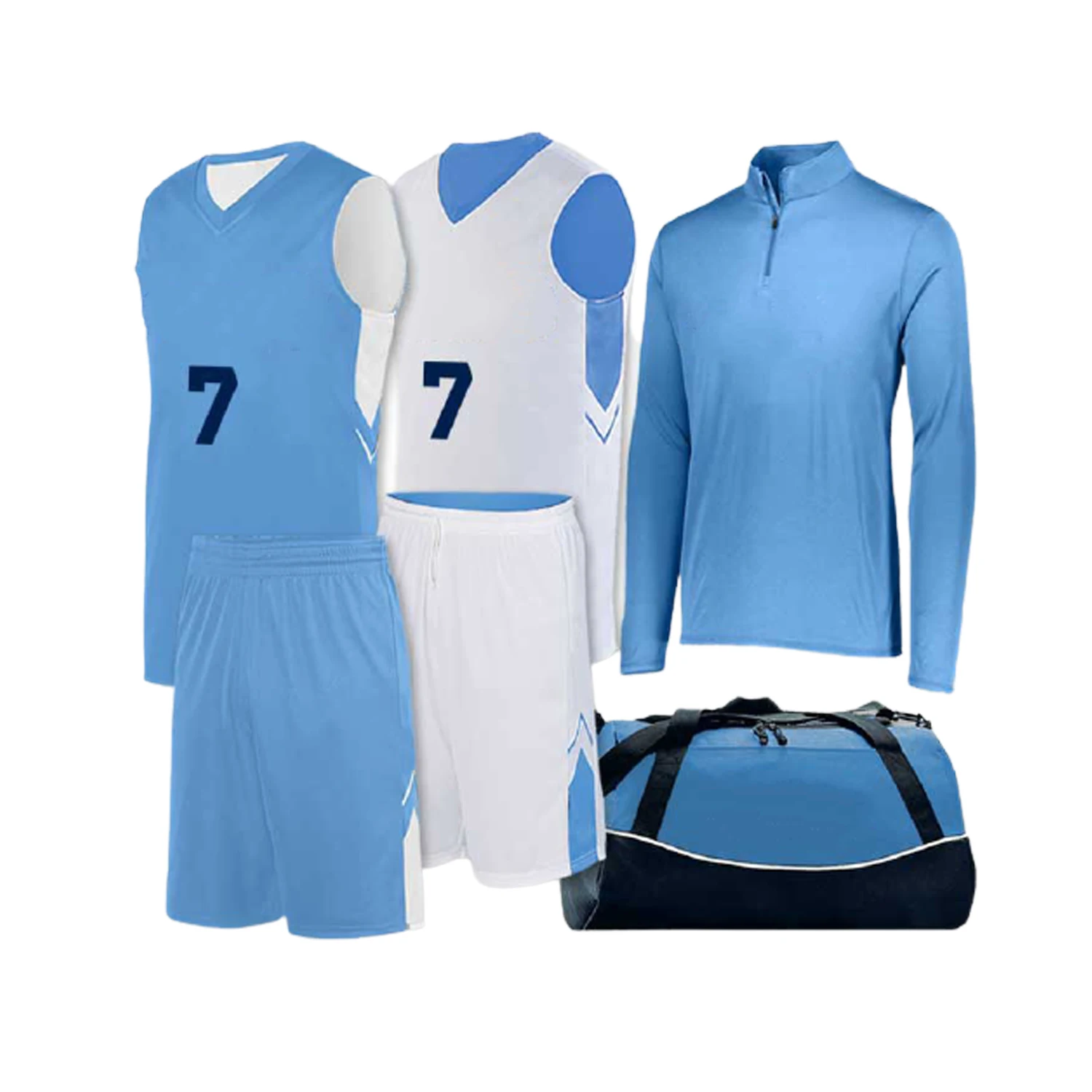 Backpack With Two Team Uniform Set Packs And One Hoodie Customize Sublimated Basketball Unity Bundle Set Packs